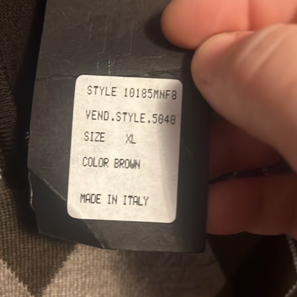 Marco Fiori quarter zip argyle wool sweater - Picture 5 of 7